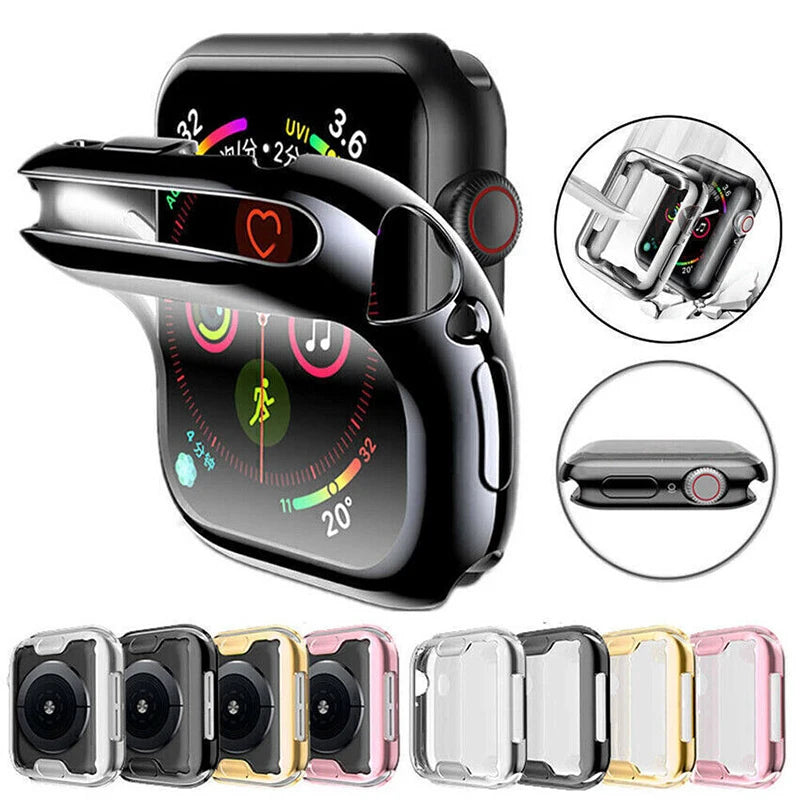 Screen Protector For Apple Watch Ultra 9 8 7 6 SE 5 4 3 2 Case bumper Cover for iwatch series 49mm 45mm 41mm 44mm 40mm 42mm 38mm