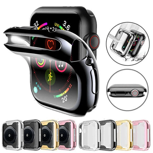 Screen Protector For Apple Watch Ultra 9 8 7 6 SE 5 4 3 2 Case bumper Cover for iwatch series 49mm 45mm 41mm 44mm 40mm 42mm 38mm
