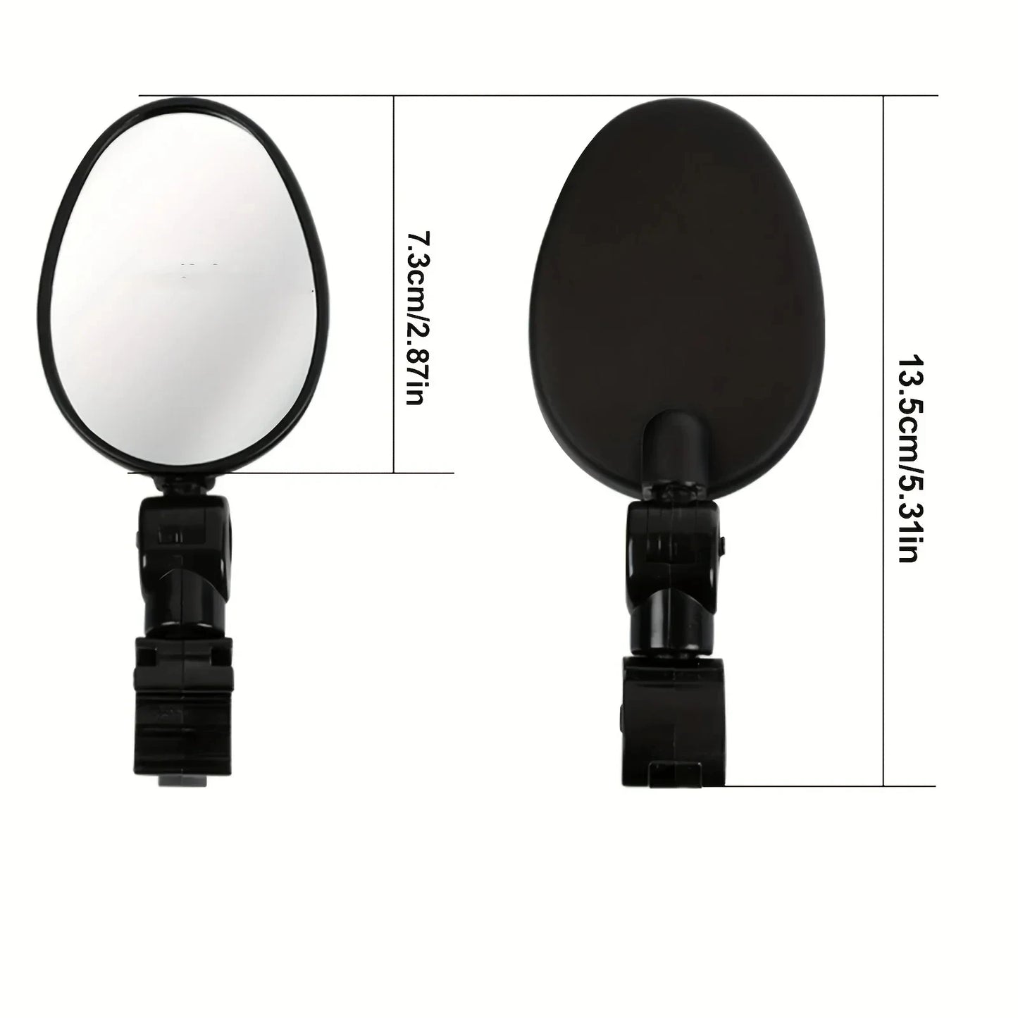 Bicycle Rearview Mirror 360 Rotate Adjustable Bike Rear View Mirror Wide-Angle Road Cycling Handlebar Universal MTB Accessories