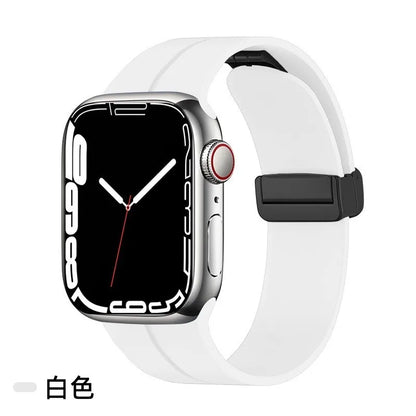 Magnetic Strap For Apple watch ultra band 49mm 45 mm Silicone Bracelet iWatch Series 7 8 se 6 5 3 44mm 45mm 40mm 41mm 42mm 38mm