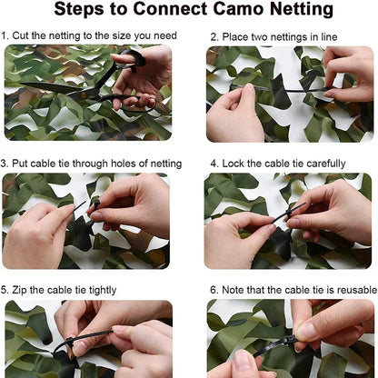 Woodland Camo Netting Camouflage Net Hunting Camo Mesh Sunshade Sail Camping Sun Shelter Car Shade Covers Privacy Cloth
