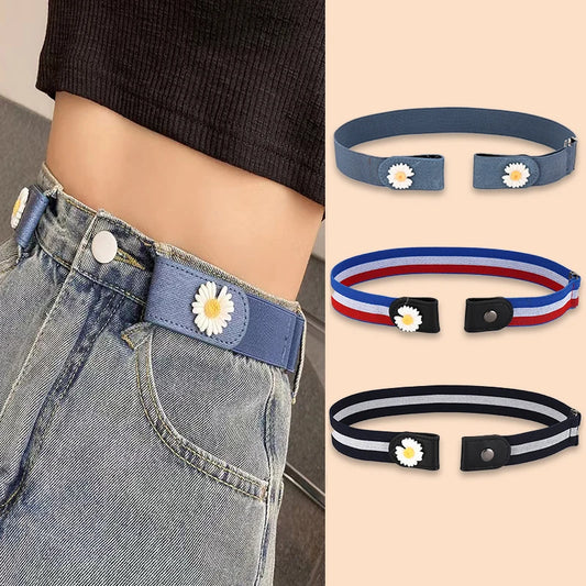 Belts for Women Buckle-Free Waist Jeans Pants No Buckle Stretch Elastic Waist Women Belt Invisible Belt DropShipping