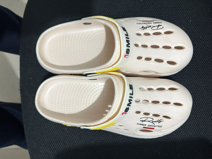 Men's Slippers EVA Hole Mens Mules Non-Slip Slippers thick Soft Platform Slide Fashion Comfortable Men's Sandals Summer Shoes