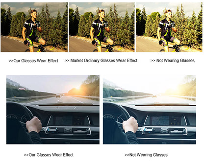 LOISRUBY Brand Polarized Cycling Sunglasses Men Car Driving Color Changing Bike Motorcycle Square Frame Hinking Festival
