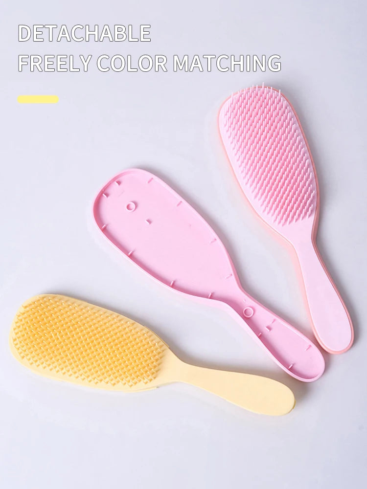 Hair Brush Anti Static Hair Comb Wet Dry Portable Detangler Hair Scalp Massage CombStyling Tool Расческа Для Волос Barber Comb