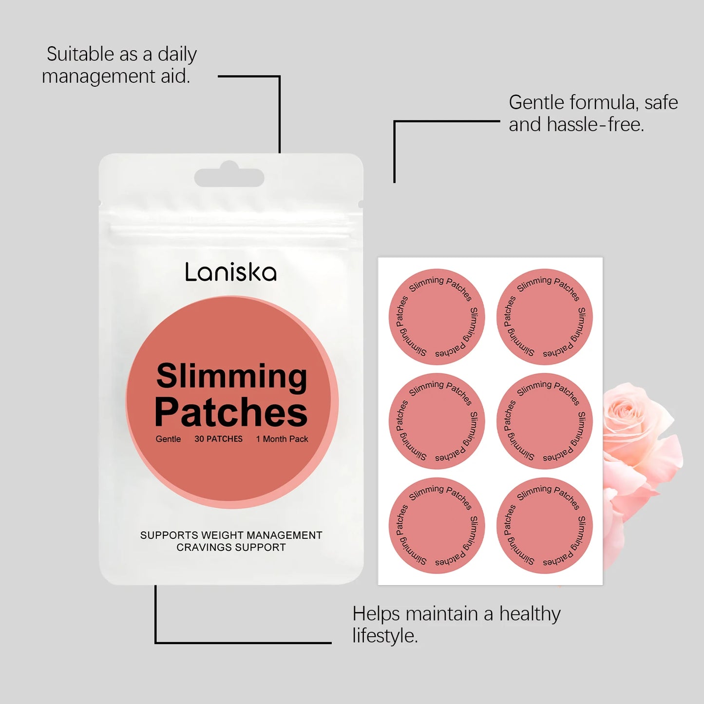 Body Contouring Care Patches Gentle formula for comfortable wear that flatters your figure Daily care patches