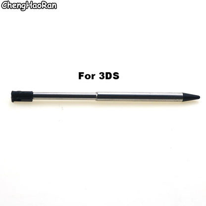 1PC Black Metal Telescopic Stylus Plastic Stylus Touch Screen Pen for 2DS 3DS New 2DS LL XL New 3DS XL For NDSL NDSi NDS