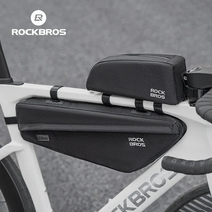 ROCKBROS Bicycle Bag Top Tube Bag / Bottom Tube Bag Large Capacity Waterproof MTB Road Bike Triangle Pannier Front Cycling Bags