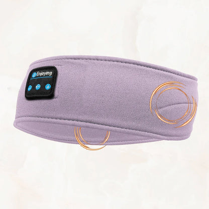 HOMEFISH BT Earphones Sports Sleeping Headband Elastic Wireless Headphones Music Eye Mask Wireless Bluetooth Headset Headband