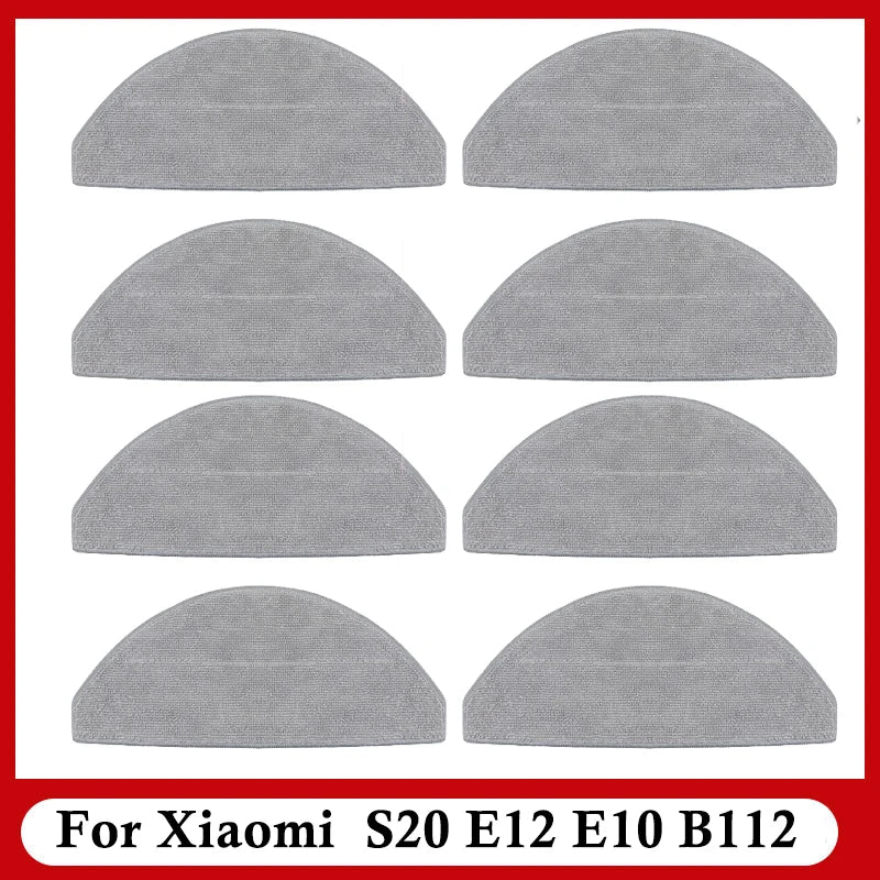 For Xiaomi S20 E12 E10 B112 Robotic Vacuum Cleaner Washable Mop Cloth Replacement Accessories