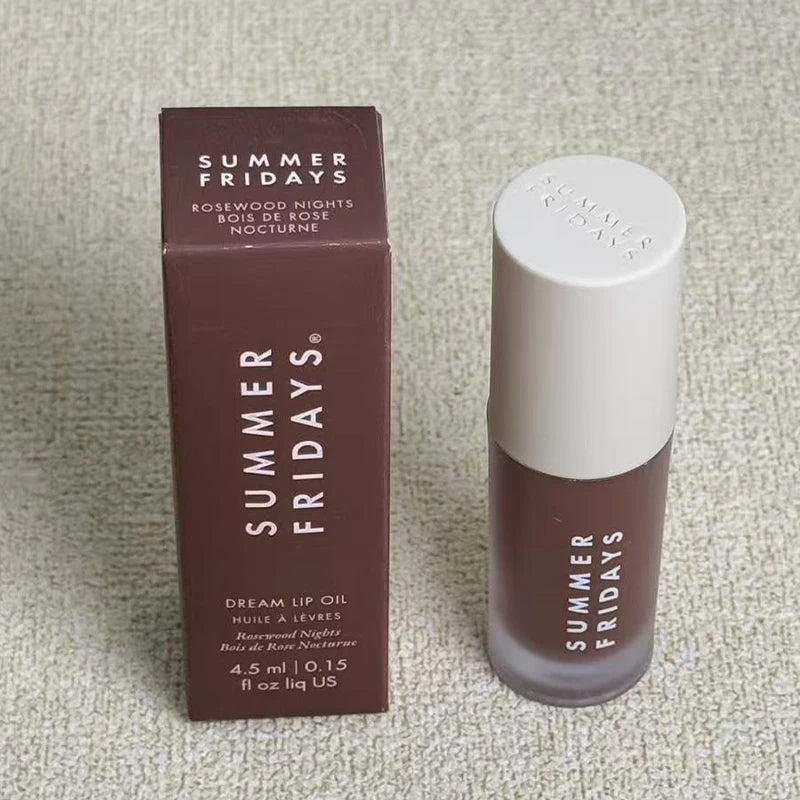 Summer Fridays Lip Balm Moisturizing Mirror Lip Gloss Lip Vanilla Pink Sugar Pink Guava Smell Lipstick Transparent Oil Makeup