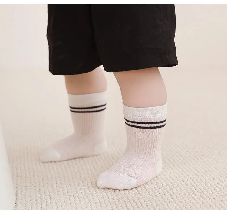 Long Tube Baby Socks Summer Breathable Children'S Socks Soft Cotton Stockings For Baby Socks For Babies