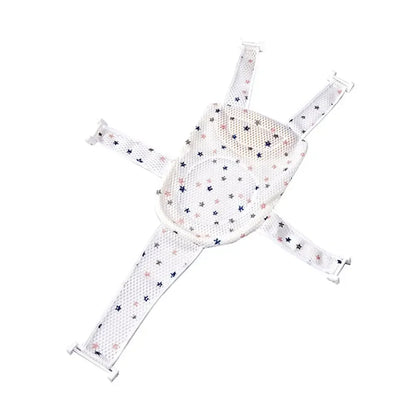 Cross-shaped Newborn Baby Bath Cushion Adjustable Anti-slip Baby Bath Net Mat Baby Bathtub Pillow Foldable Children Bathtub