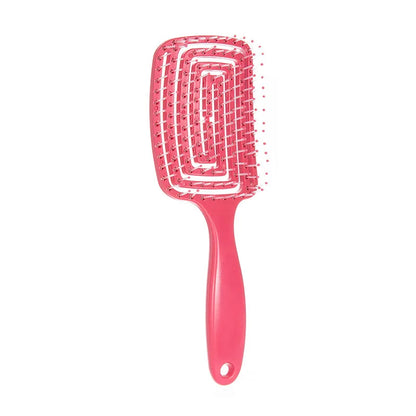 WANMEI Volumizing Detangling Hair Massage comb Hair Massage Comb with Hollowed-Out Design hair styling tools for real hair wigs