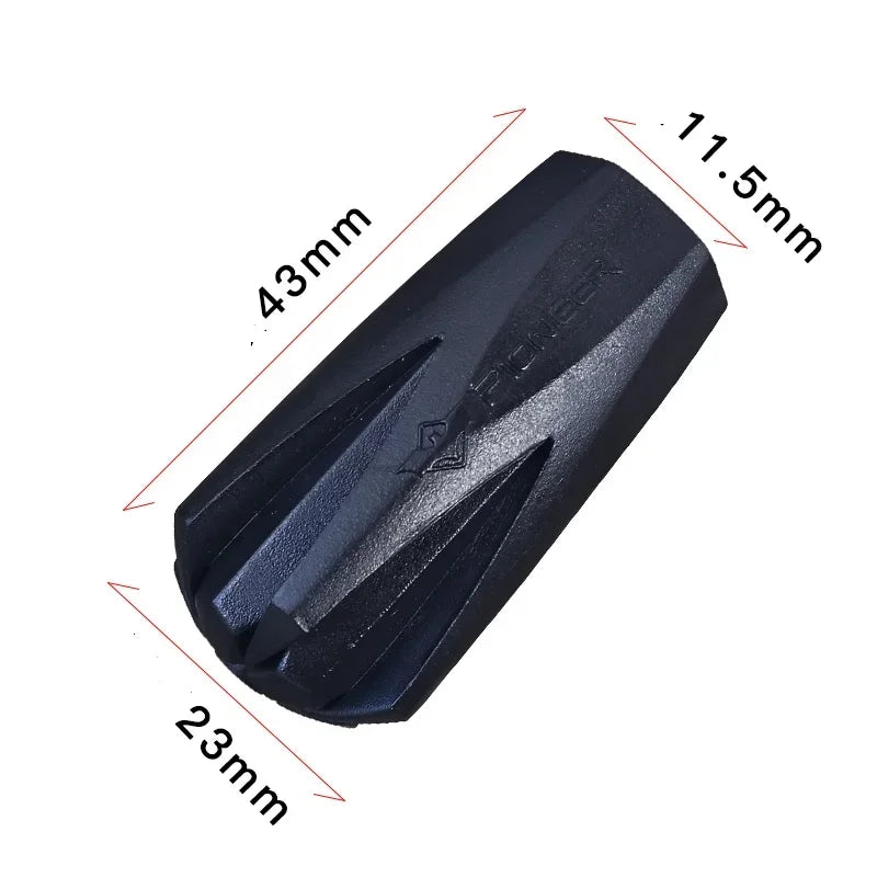 Pioneer 4pcs Trekking Poles Anti-Slip Rubber Tips Walking Sticks Tips Protector Accessories SZJ001