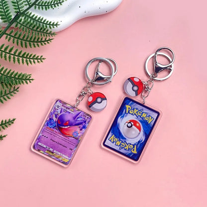 1/43Pcs Pokémon Pikachu Bulbasaur Gold Saint Acrylic Keychain Backpack Pendant Bag Charms Accessories Decoration Holiday Gifts