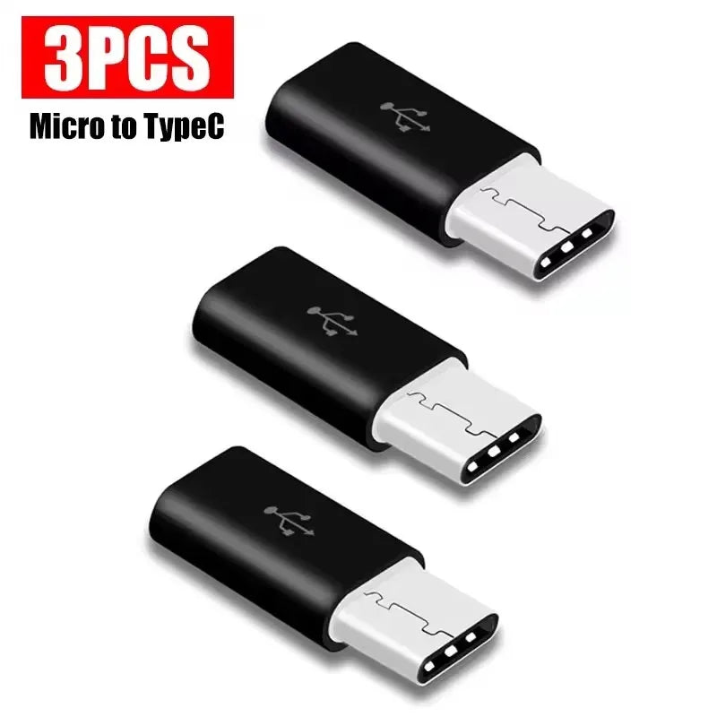 USB Type-C Adapter Type C To Micro USB Female To Male Converters For Xiaomi Samsung Charger Data Cable USBC USB C Adapter