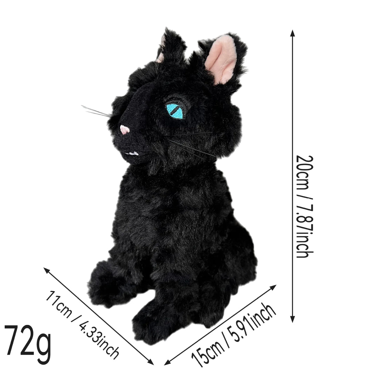 28cm Coraline Plush Stuff Cartoon Figure Kawaii Doll Soft Pillow Ugly Kids Cute Collectible Dolls Decoration Toys Birthday Gifts