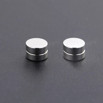 1/3 Pair Crystal Strong Magnetic Ear Stud Clip Earrings for Men and Women Punk Round Zircon Magnet Earrings Non Piercing Jewelry