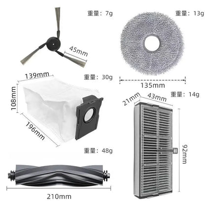 Dreame L40 Ultra / X40 Ultra Robot Vacuum Accessories Dust Bags Mop Main Side Brushes Cloths HEPA Filters Spare Parts