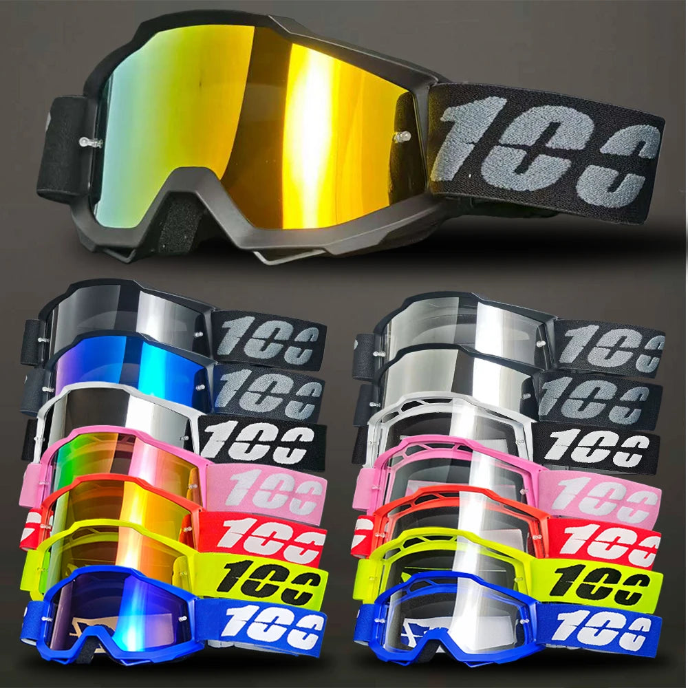 Universal Motocross Riding Glasses Premium PC Lens Anti Sand Wind Motorcycle Eyewear