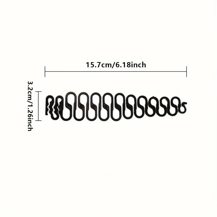 1-piece multi-purpose hairstyle design tool, fishbone hairstyle tool, magical braid design tool, hairstyling and beauty tool.
