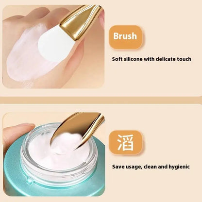 1 Pcs Silicone Mask Brush Double-Headed Smearing Face Cleansing Mud Mask Special Beauty Tool For Gel Mud Facial Masks Creams