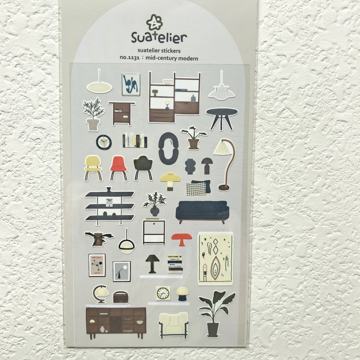 Korean Import Suatelier Travel Home Life Study Friend Stickers Scrapbooking Diy Journaling Diary Stationery Sticker School Gift