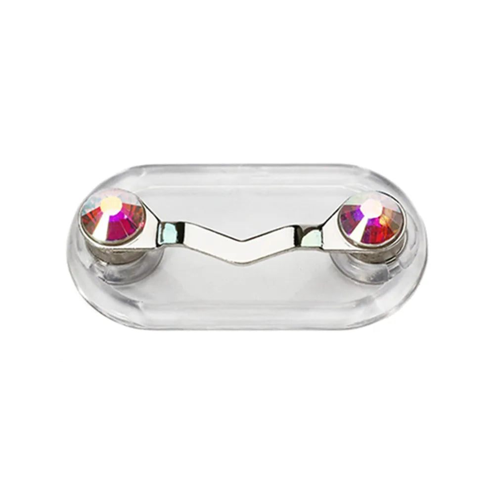 Magnetic Eyeglass Holder Keep Glasses Safe Magnetic Eyeglass Holders ID Badge Earphone