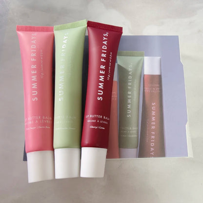Summer Fridays Lip Balm Moisturizing Mirror Lip Gloss Lip Vanilla Pink Sugar Pink Guava Smell Lipstick Transparent Oil Makeup