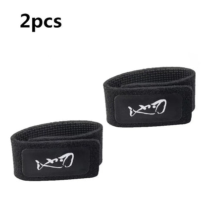 Fishing rod elastic protection rod cap special rod strap fishing rod strap set water droplet wheel winding rod strap fishing gea
