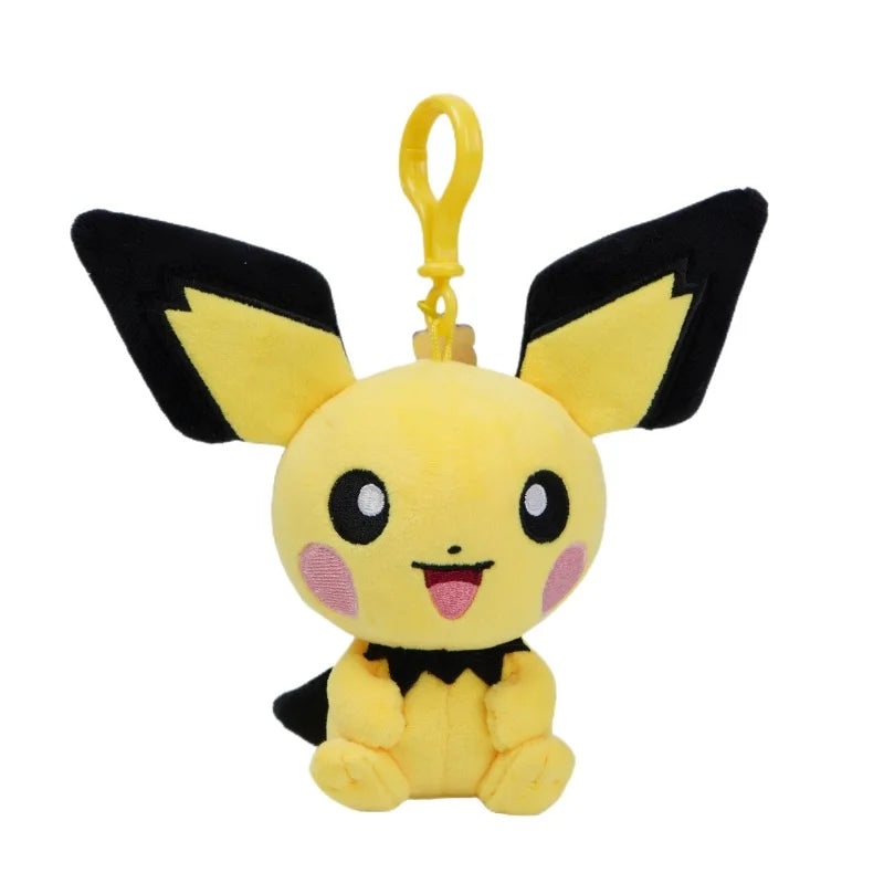 Pokemon Jigglypuff Charmander Gengar Squirtle Mimikyu Kawaii Plush Stuffed Toy Keychain Backpack Pendant Keyring Birthday Gifts