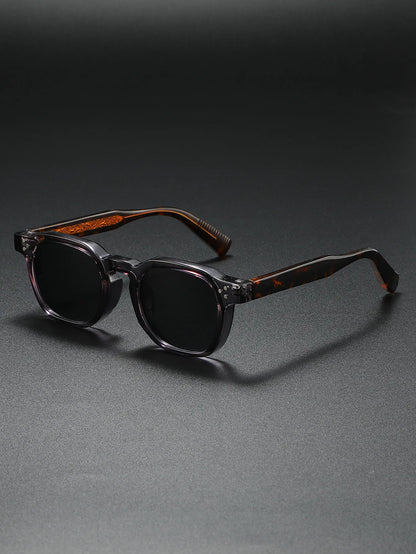 New Polarized Sunglasses Unisex Metal Core CP Square Sun Glasses Rivets Women Shades Driving Glasses