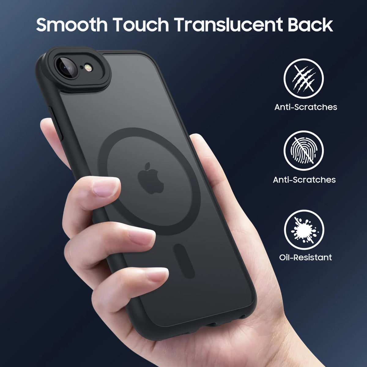 Luxury Magnetic Matte Translucent Armor Shockproof Case For iPhone 7/8/SE 2/SE 3 For Magsafe Wireless Charge Cover