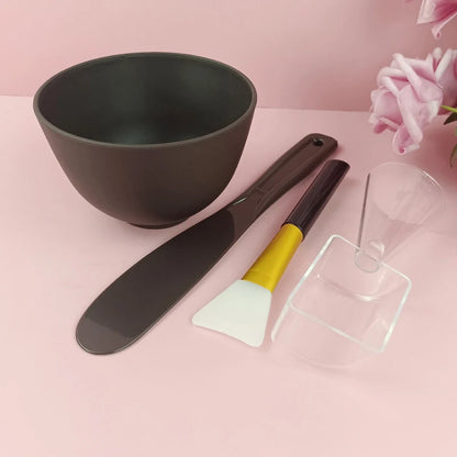 Girls Facial Skin Care Tools Kit - 2/3/4/5Pcs Set for Mask Mixing Bowl Women's Beauty Makeup Supplies Face Set