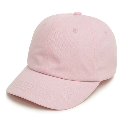 Baby Girl Baseball Caps Pink Black White Gray Children Low Profile Sun Hat Kids Boy Running Headwear Clothing Accessories