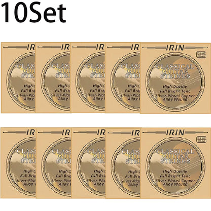 6 Pcs Strings Classical Guitar Strings Black Clear Nylon Guitarra Strings Sliver Plated Copper Wound String Guitar Accessories