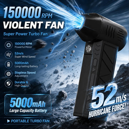 X6 Turbo Jet Blower 150000RPM Powerful Air Blower Brushless Motor Turbo Fan Jet Fan Cleaning Air Duster Blower Air Puissant Tool