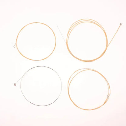 1 Pcs Smooth-Feel Non-Oxidation Acoustic Guitar Strings Set - Ideal For Ballad & Ethnic Plucked Instruments