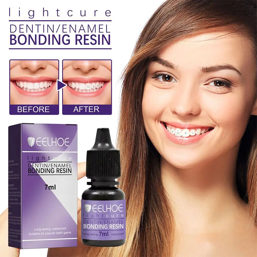 EELHOE Tooth Gem Glue Dental Adhesive for Tooth Gems Diamond Kit Glue Teeth Crystal Jewelry Sturdy Tooth Jewelry Orthodontic Gel