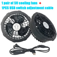 1 pair 5V Fan