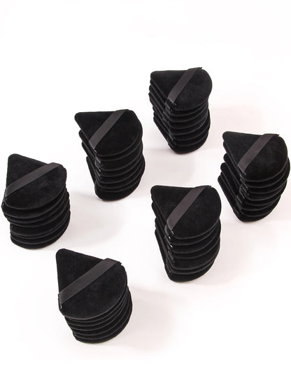 2Pcs/100Pcs  Triangle Powder Puff For Loose Powder Liquid Cosmetic Soft Plush Powder Puff Makeup Foundation Puff Makeup Tool