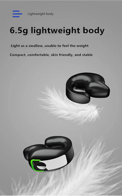BT  Earphone Clip On Monaural Inear Motion Stereo Bone Conduction Gd28 Business Wireless Earphone Mini Monaural Tws
