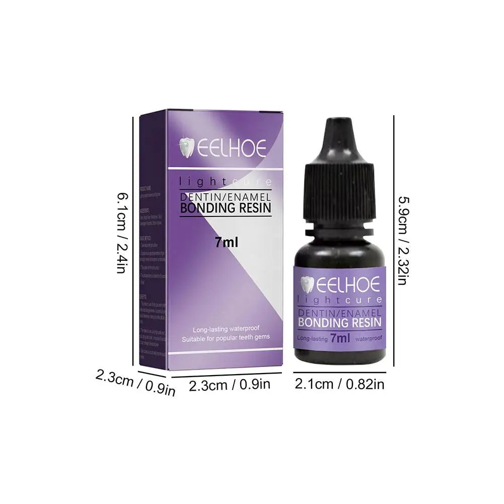 EELHOE Tooth Gem Glue Dental Adhesive for Tooth Gems Diamond Kit Glue Teeth Crystal Jewelry Sturdy Tooth Jewelry Orthodontic Gel