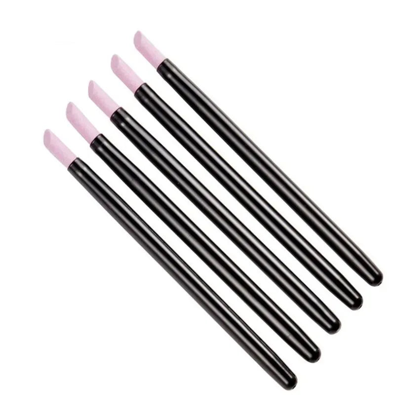 5Pcs Quartz Pen Nail Cuticle Remover Pusher Professional Care Nail Polish Manicure Stick Nail Files Accessories Tool