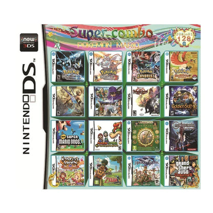 Pokemon DS NDS 3DS Game Card Simplex 486/489/500/520/5208/510/482/468 In1 Video Games Cartridge For NDS NDSL NDSi 3DS 2DS