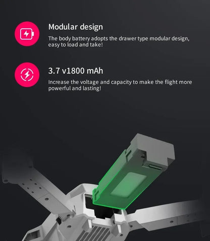 New E88 Pro RC Drone 4K 1080P Wide Angle Dual HD Camera Foldable Quadcopter WiFi FPV Altitude Hold