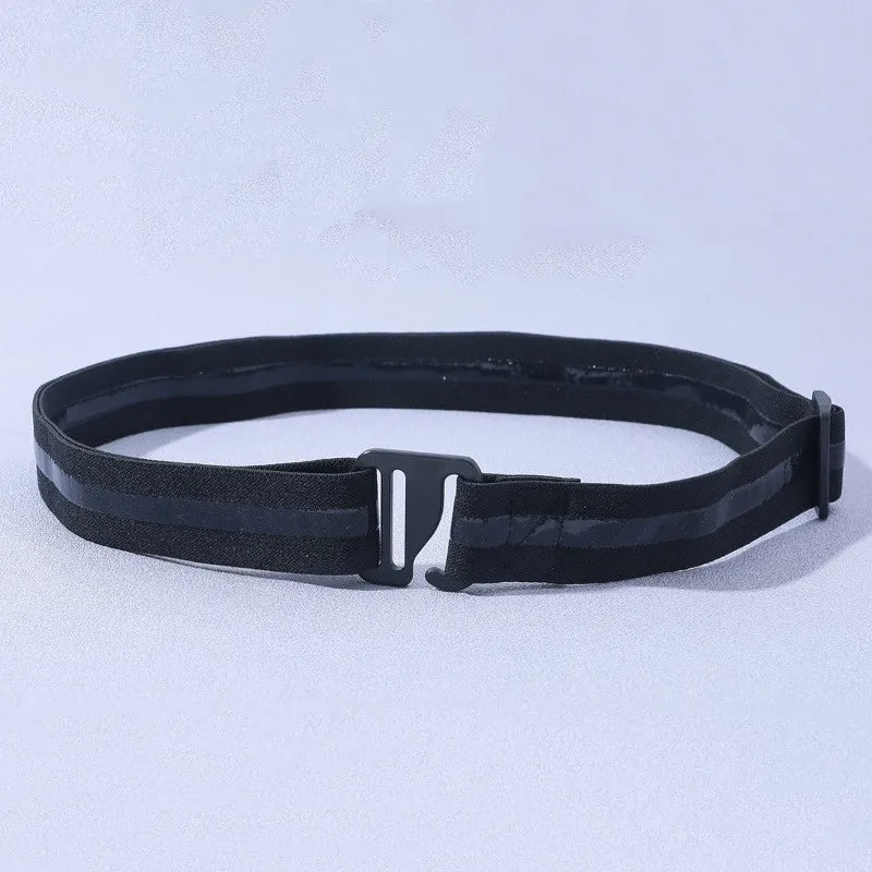 Men'S Nylon Shirt Stays with Anti-Slip Elastic Grip and Adjustable Buckle - Non-Textile Weaved Shirt Holder Straps