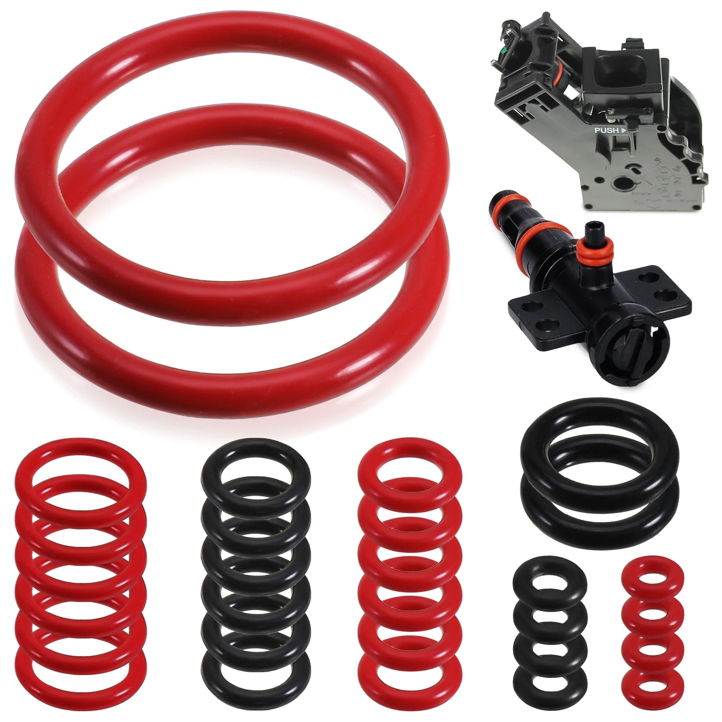 30Pcs Coffee Machine Parts High-Elasticity Rings Coffee Machine Silicone Sealing Ring Kit Quick Easy Problem-Free In Machines