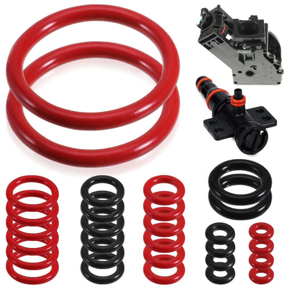 30Pcs Coffee Machine Parts High-Elasticity Rings Coffee Machine Silicone Sealing Ring Kit Quick Easy Problem-Free In Machines